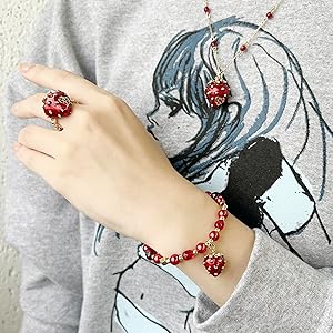 Amazon | [アナスイ] いちごモチーフ ブレスレット SAMB0856LSXR